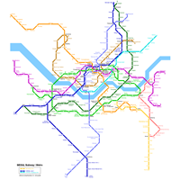 Схема метро в Сеуле