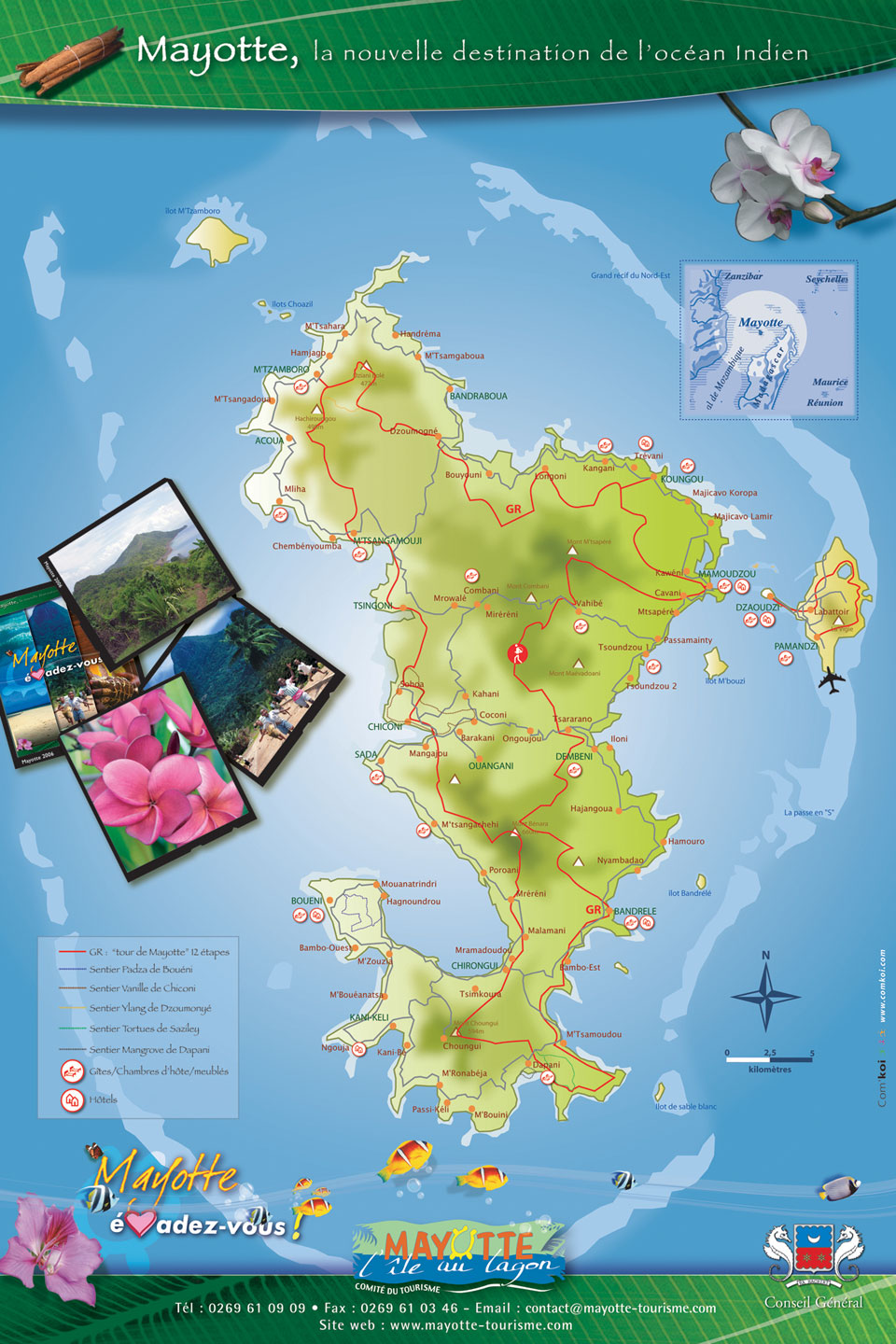 Карта Майотты