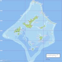 Карта архипелага Гамбье